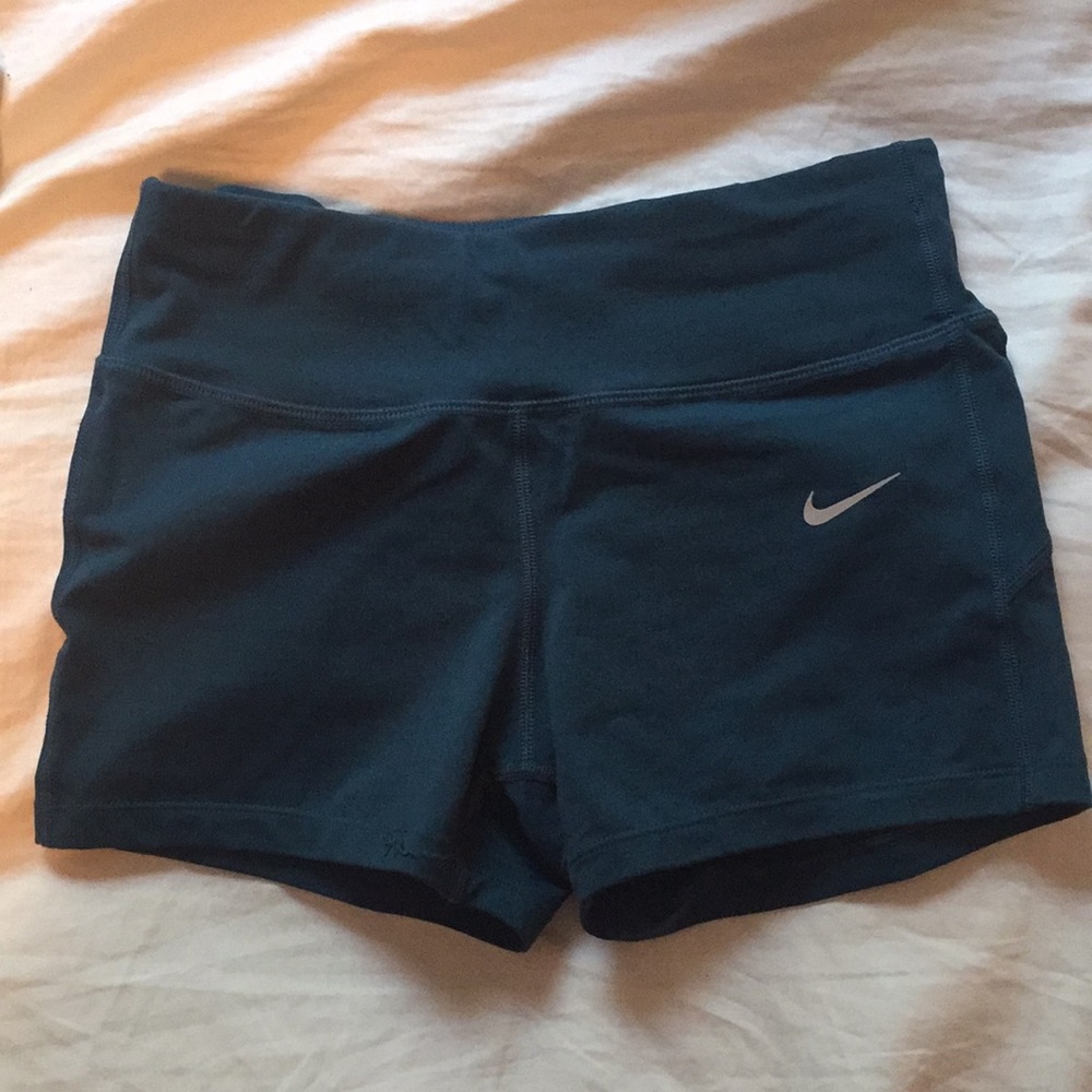 Nike running shorts teal